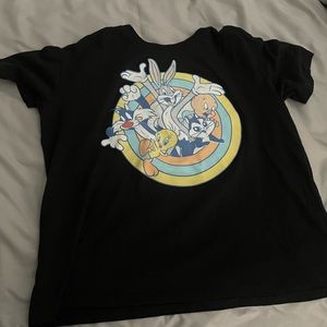 black looney tunes shirt